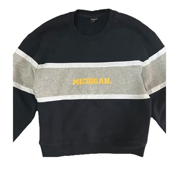 University Of Michigan Women’s Hype And Vice Crewneck Pullover Sweatshirt Size L - Picture 2 of 7